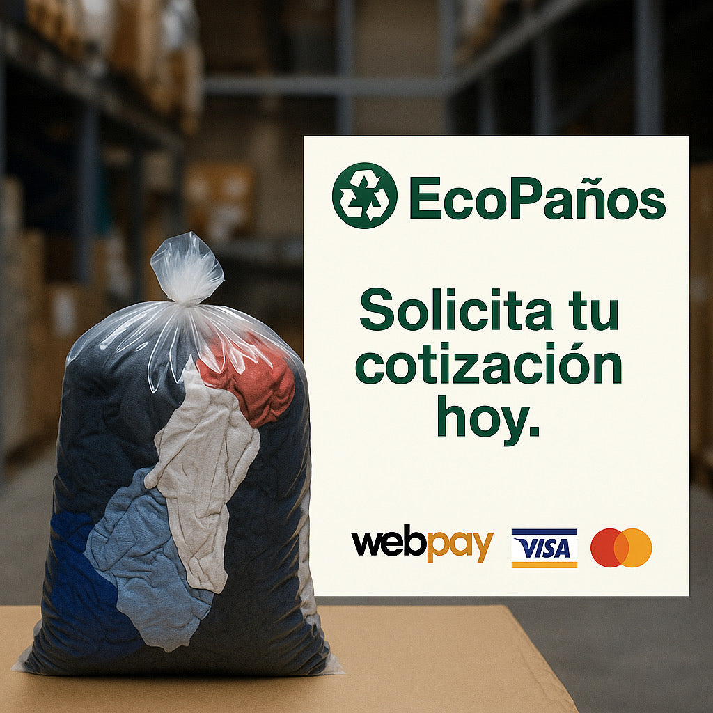 PAÑOS DE LIMPIEZA INDUSTRIALES SACO 20KG