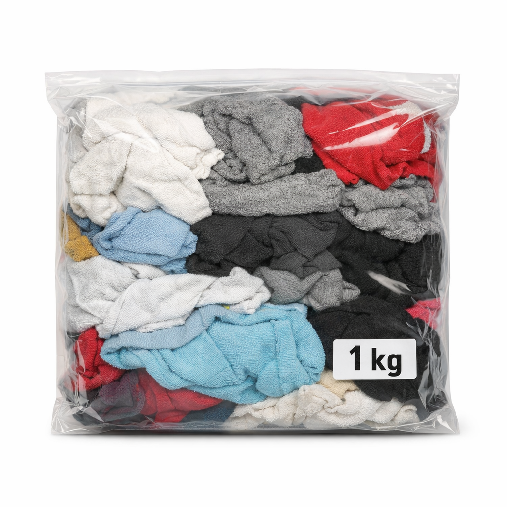 Bolsa 1 Kg paños limpieza industrial
