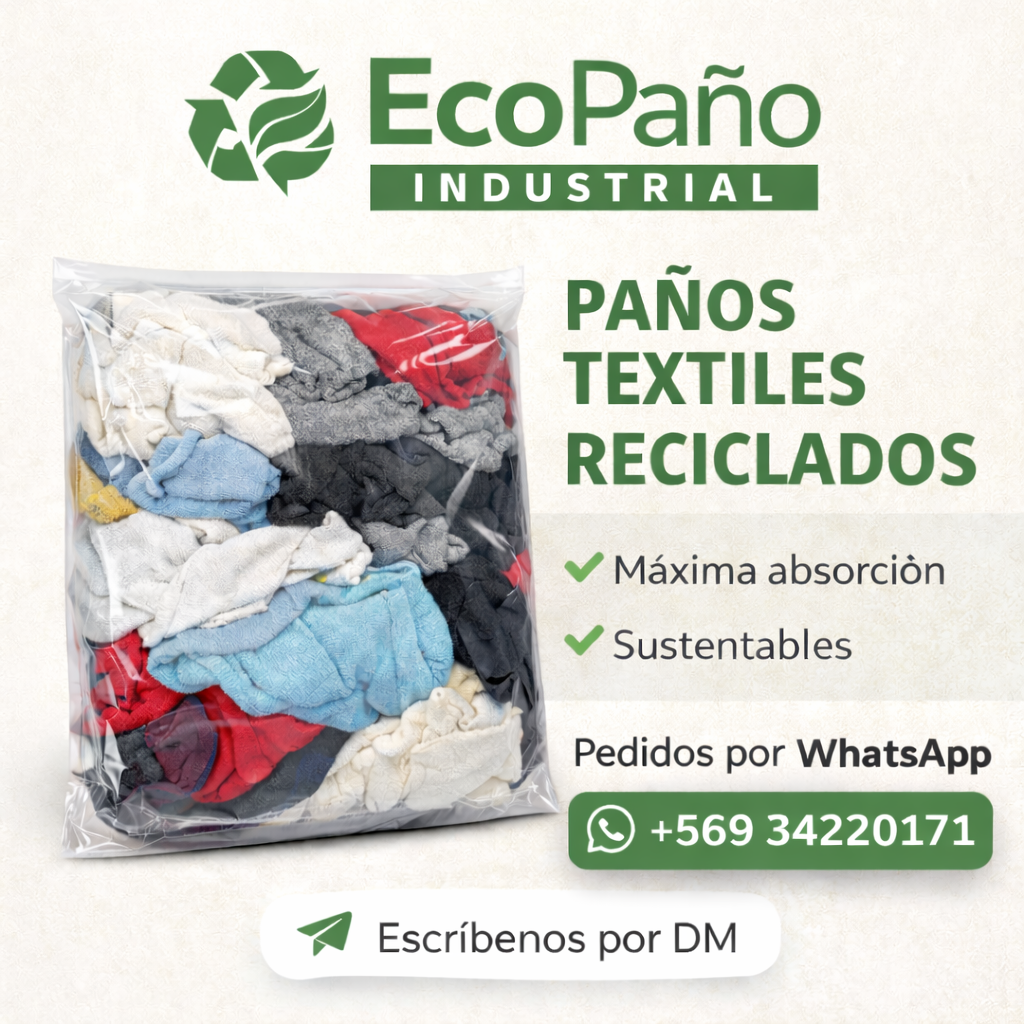 Bolsa 1 Kg paños limpieza industrial