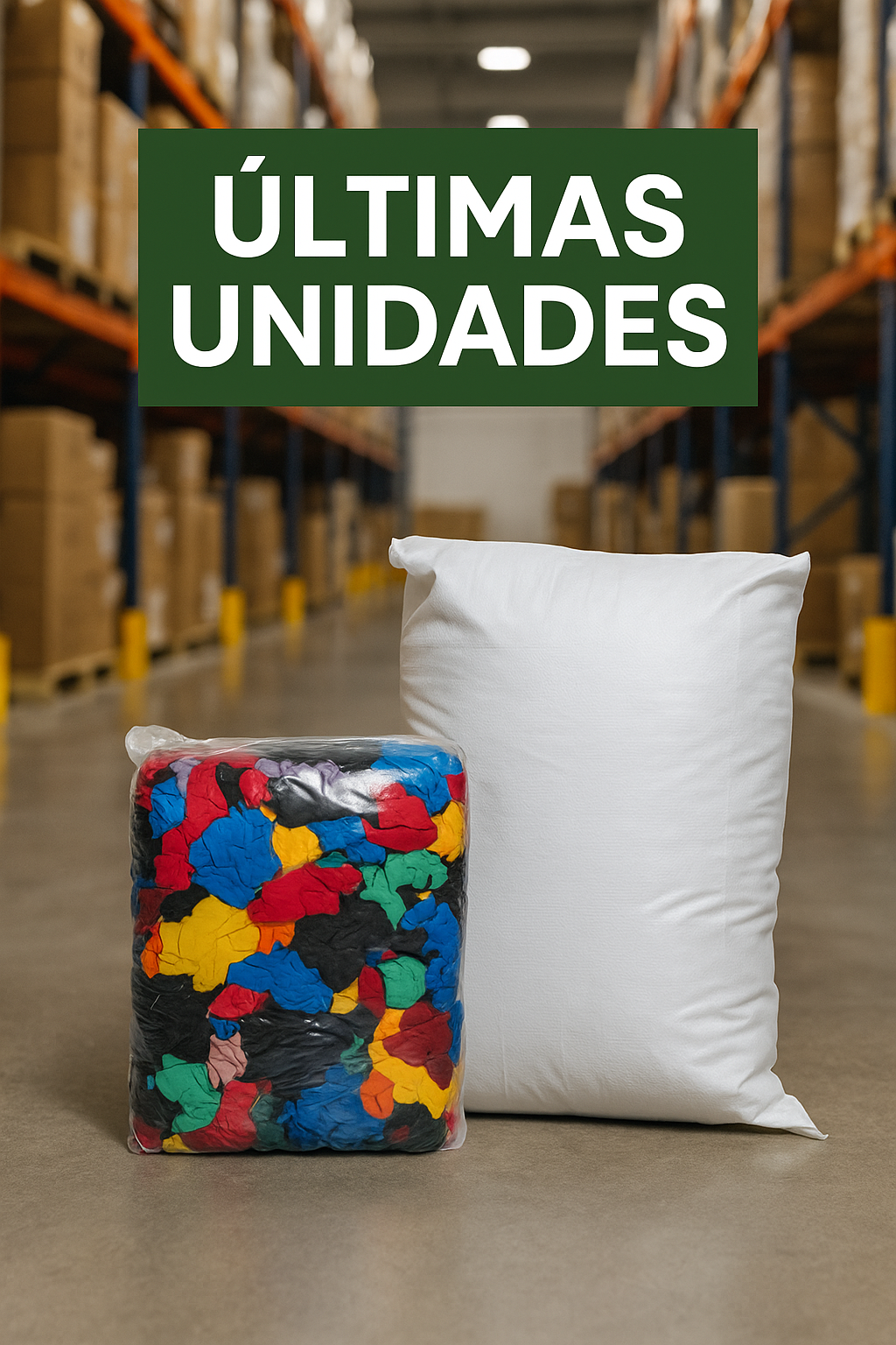 PAÑOS DE LIMPIEZA INDUSTRIALES SACO 20KG